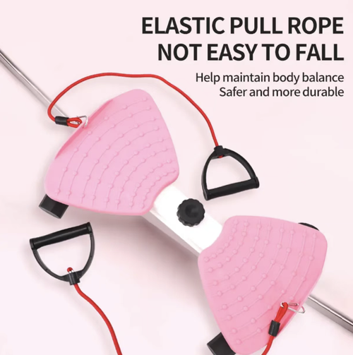 This household silent waist twisting disc has upgraded to dual bearings for zero noise. It features a non-slip large pedal for safety and stability. It can be used for various exercises to shape the entire body. It is compact and portable, taking up little space and suitable for the whole family. With just 15 minutes a day, it can help you slim your waist and burn fat. It is an ideal product for lazy people at home to exercise and shape a firm figure.