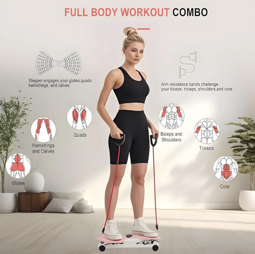 This household silent waist twisting disc has upgraded to dual bearings for zero noise. It features a non-slip large pedal for safety and stability. It can be used for various exercises to shape the entire body. It is compact and portable, taking up little space and suitable for the whole family. With just 15 minutes a day, it can help you slim your waist and burn fat. It is an ideal product for lazy people at home to exercise and shape a firm figure.