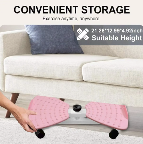 This household silent waist twisting disc has upgraded to dual bearings for zero noise. It features a non-slip large pedal for safety and stability. It can be used for various exercises to shape the entire body. It is compact and portable, taking up little space and suitable for the whole family. With just 15 minutes a day, it can help you slim your waist and burn fat. It is an ideal product for lazy people at home to exercise and shape a firm figure.