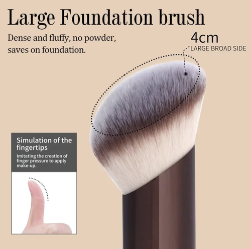 A 20-piece set of coffee-colored aluminum tube makeup brushes, fully equipped to cover foundation, eye makeup, and detailed makeup. The soft bionic hair texture does not cake on the skin or hurt the face. The aluminum tube handle is durable and easy to clean. When paired with makeup sponges, even beginners can easily create a refined makeup look. It is a high-value, cost-effective companion for both daily and professional makeup.