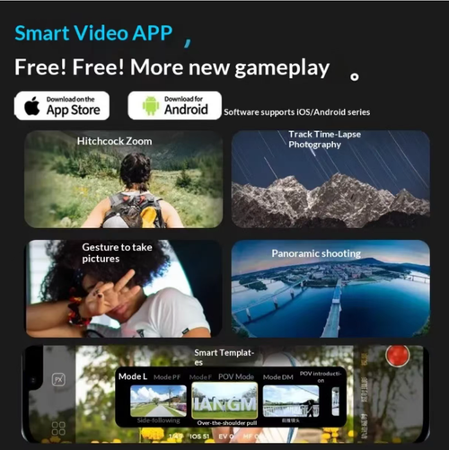 Three-axis mobile stabilizer, intelligent three-axis anti-shake function, AI face tracking, supports various shooting modes, foldable for portability and easy carrying, long battery life suitable for travel shooting, Vlog, live streaming and other scenarios, can easily capture smooth and stable movie-like images, it is an essential tool for mobile creative work. It is also an excellent assistant for enhancing the quality of videos.