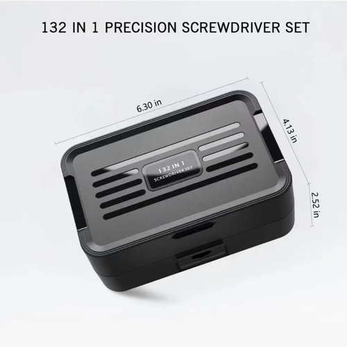 132 Unified Multi-functional Screwdriver Set, covers all types of screws with full range of bits. High-strength alloy steel is durable and does not slip. Ergonomic handle is comfortable and saves effort. Combined with extension rods, it is suitable for narrow spaces. The classified storage box is neat and portable. It is an all-purpose repair tool for household use, digital repair, and DIY. Easily handle various repair challenges.
