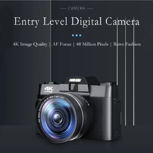 4K ultra-high-definition digital camera, with clear and detailed imaging. The large aperture makes the background of portrait shots appear more blurred, resulting in better photos. It comes with a built-in light source to adapt to low-light environments, making it portable and easy to operate. It is an entry-level photography tool for daily recording, travel photography, and Vlog creation, allowing you to easily capture high-quality photos.