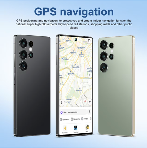 The S25 Ultra large-screen mobile phone features a 7.3-inch screen, providing an immersive audio-visual experience. With 4+128G large storage, it eliminates the worry of insufficient storage space. The rear multi-camera setup meets daily photography needs. The system is smooth and has long battery life. It is a cost-effective choice for users who value large-screen experience. Easily embark on an immersive digital lifestyle