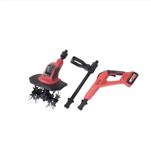 This multi-functional detachable electric cultivator, with its powerful engine, versatility in multiple uses and ergonomic design, addresses the shortcomings of traditional farming tools - low efficiency and tiring operation. It makes loosening soil, digging ditches and adding fertilizer in the vegetable garden more effortless and efficient. It is an essential tool for home garden management. It is a practical and helpful companion for home gardeners.