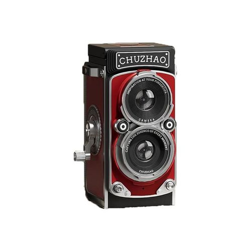 Entry Level TLR Retro Camera New Red CCD Texture Camera With Soft Nostalgic Film Filter One Click Photo And Video Beginner Friendly Gift Box Standard With 16G Memory Card Shoulder Strap Data Cable Retro Vibe Daily Travel Portrait Shooting Artifact Lightweight Portable No Complicated Post Processing Needed Easily Capture Cinematic Warm Tone Pictures Student Friendly Affordable Camera Ideal Gift For Girlfriend And Best Friend
