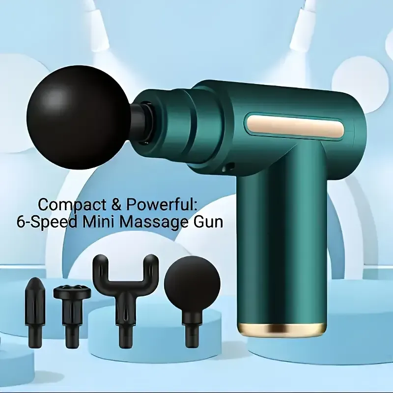Instant stress relief, professional-grade relaxation experience, the first five-head fascia gun, born for vitality