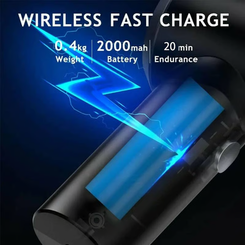 Wireless handheld vacuum cleaner for home and car use