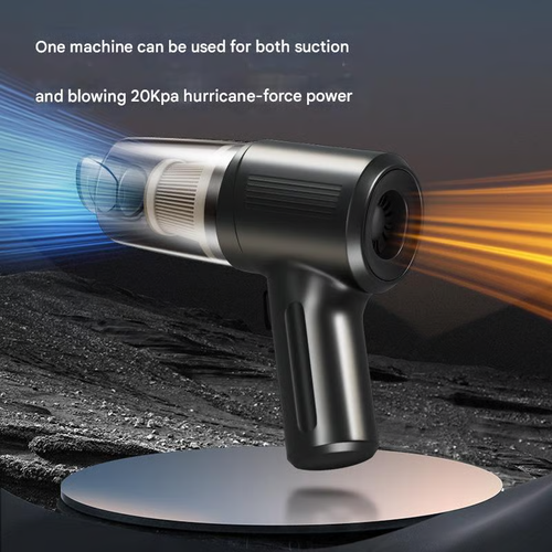 Wireless handheld vacuum cleaner for home and car use