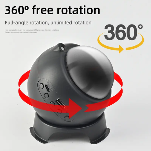 Starlight projector for ambient projection: 7 lighting modes + 360° free rotation. It is a lighting powerhouse that adds a lot of ceremony to your life.
