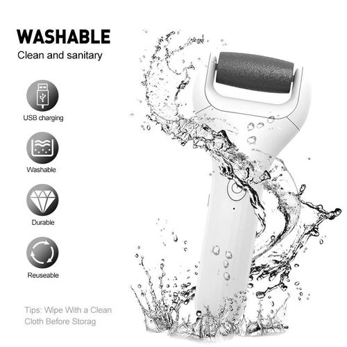 Order today and you will receive 2 foot massagers. This electric foot massager is equipped with a diamond sand head, featuring two speed settings + gravity sensor adjustment. It is IPX7 level waterproof and easy to clean. It can be charged via USB and has a long battery life. It can quickly remove calluses and dead skin in just 3 minutes, allowing you to enjoy professional foot massage at home, saving time, effort and worry.