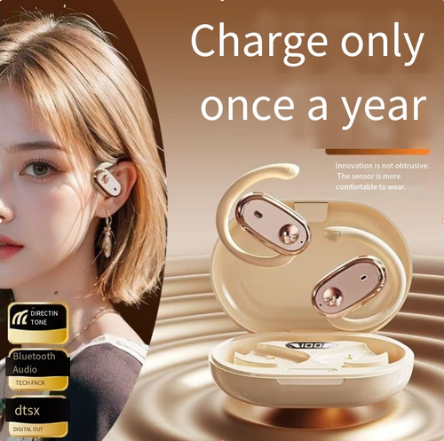Place your order today and you will receive 2 pairs of non-retractable headphones, open-type non-retractable Bluetooth headphones, with 130° rotating ear hooks that are comfortable to wear for a long time without causing pain, Hi-Res high-resolution sound quality + 360° panoramic sound, long battery life + IPX4 waterproof feature, preserving ambient sounds for greater safety, and compatible with various scenarios such as commuting and exercising.