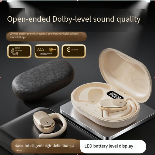 Place your order today and you will receive 2 pairs of non-retractable headphones, open-type non-retractable Bluetooth headphones, with 130° rotating ear hooks that are comfortable to wear for a long time without causing pain, Hi-Res high-resolution sound quality + 360° panoramic sound, long battery life + IPX4 waterproof feature, preserving ambient sounds for greater safety, and compatible with various scenarios such as commuting and exercising.