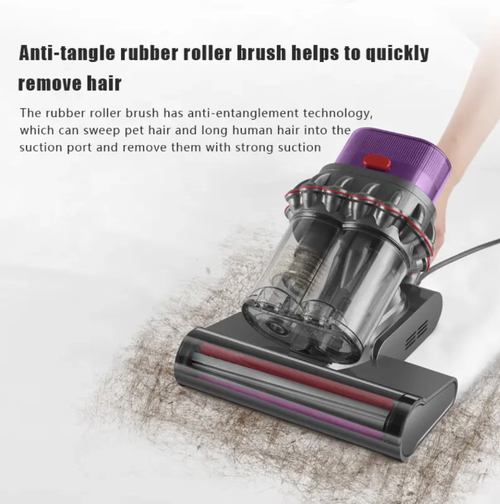 With the handheld dust removal device in hand, the high-frequency tapping combined with strong suction power can deeply remove dust mites and their skin debris. The ultraviolet physical antibacterial feature is equipped with a safety anti-fault illumination design. The device is lightweight, and the wheels do not damage the fabric. It is suitable for various scenarios such as beds, sofas, and cushions, and is a must-have for home cleaning.