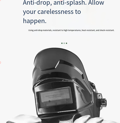 Fully automatic variable light head-mounted welding mask, thick reflective PC full-face protective shell, adjustable light intensity within seconds upon arc ignition, blocks welding strong ultraviolet rays, comes with 5 spare protective lenses, wide field of vision with no blind spots. Suitable for both argon arc welding and manual welding, fireproof against sparks and burns, safety protective gear for welders during construction.