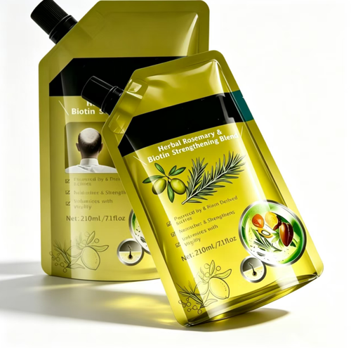 Order today and you will receive 2 packs of Rosemary Ginger Essence Shampoo. The herbal ingredients balance the oiliness of the scalp and deeply nourish the hair follicles to strengthen the roots, reducing hair breakage and loss. The foam is refreshing and easy to rinse off. It is packaged in a self-sealing bag for portability. It improves the oily and fine hair texture, suitable for both men and women for daily scalp care.