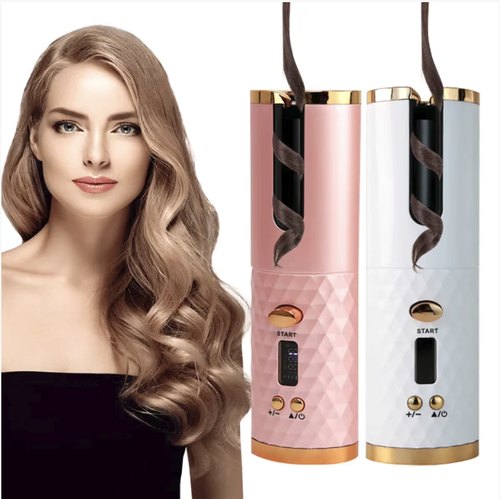 Wireless fully automatic negative ion curling iron, ceramic constant-temperature hair care, multiple temperature control settings. Automatically curls without manual operation. Type-C charging is portable and unrestricted. Comes with a comb, hair clips and storage bag. Equipped with an automatic power-off protection function. Easily creates wool curls and big waves. Suitable for both at home and when traveling.