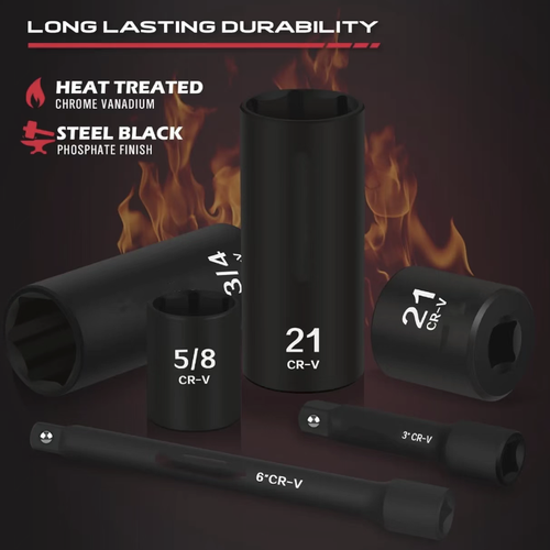 This extended pneumatic air gun barrel assembly is stored in a hard carrying tool box. The barrel is made of chrome-vanadium steel and comes in various lengths, suitable for pneumatic air guns. It can be used for auto repair, mechanical disassembly and assembly, and for handling deep-hole nuts. It is necessary to match the corresponding specifications when operating, and clean the oil stains and store it properly after use.
