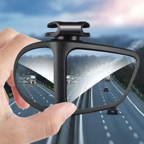 A pair of rearview mirrors with car blind spot assistance function, with snap-on installation and no need for adhesive. They can be adjusted in 360°. The high-definition wide-angle lens allows for easy observation of the front and rear wheels of the vehicle, enabling clear viewing of the distance between the wheels and the curb, and assisting in reversing parking. It reduces blind spots and lowers the probability of scraping during parking.