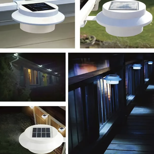 Order today and you will receive 6 3LED solar outdoor wall lights. The design is simple and white. The solar panels charge during the day and can be installed without wiring. They can be attached to fences, walls or eaves, providing outdoor protection. The white light is soft and is suitable for outdoor lighting in gardens at night, or can also be used as a decorative element for the landscape. It is very suitable for lighting small gardens or around the courtyard.