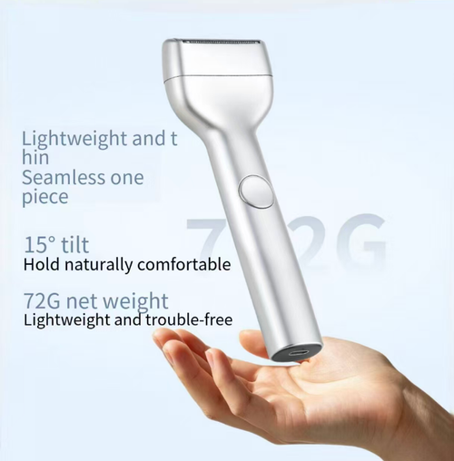 This reciprocating electric shaving kit features smooth power output and a fine mesh blade that precisely fits the face to trim facial hair. It is rechargeable and wireless, allowing for full-body washing. The blade can be directly rinsed and cleaned. The device is compact and portable, with a single-button control. It is suitable for men to groom their beards at home or on the go. It keeps the face clean and tidy.