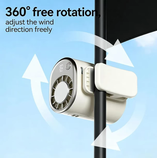 The semiconductor cooling fan with 199 levels of variable speed offers a smooth and refreshing high-speed airflow. It is equipped with a digital display for one-touch operation. The fan can be placed in three ways: hanging, standing upright, or lying flat. The swivel head can freely adjust the angle. The built-in rechargeable battery supports fast charging. The device is compact, quiet and portable, suitable for various scenarios such as desktop, baby carriage, camping and vehicle use.