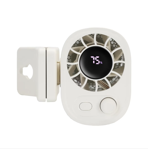 The semiconductor cooling fan with 199 levels of variable speed offers a smooth and refreshing high-speed airflow. It is equipped with a digital display for one-touch operation. The fan can be placed in three ways: hanging, standing upright, or lying flat. The swivel head can freely adjust the angle. The built-in rechargeable battery supports fast charging. The device is compact, quiet and portable, suitable for various scenarios such as desktop, baby carriage, camping and vehicle use.