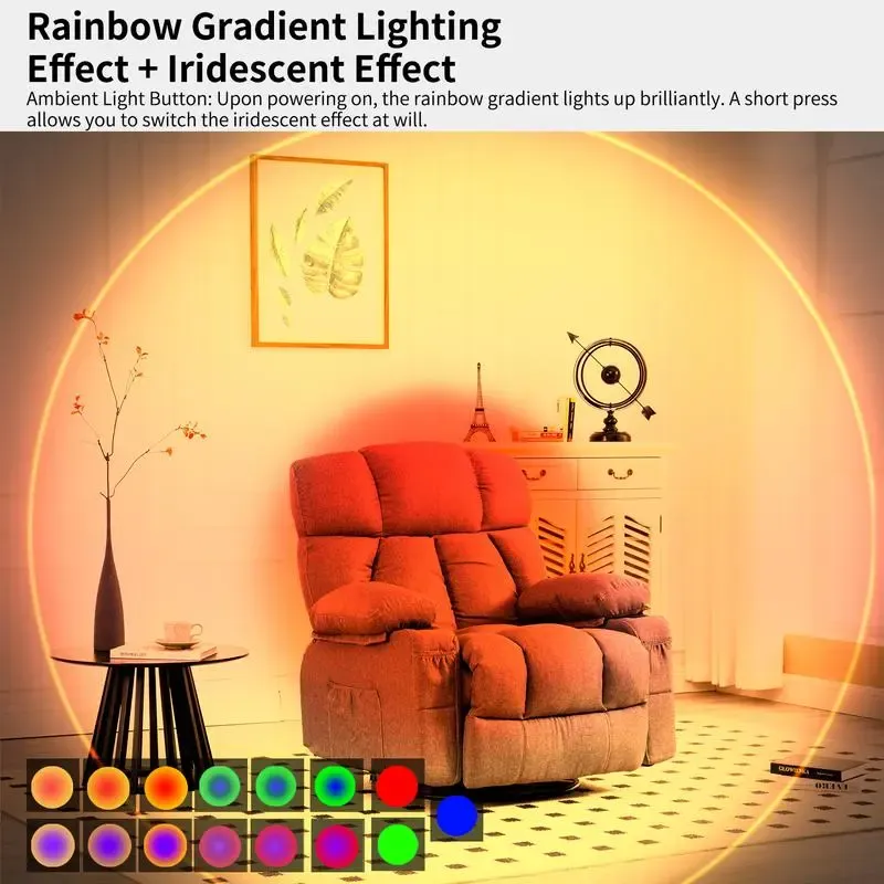 Smart Rechargeable LED Night Light with Motion Sensor – RGB Gradient Ambient Lighting, Dimmable Wall Lamp, Magnetic & Stick-On Design, USB Convenient Charging, Long-Lasting Battery, Perfect for Halloween Decor, Bedroom, Stairs, Hallway & Entryway