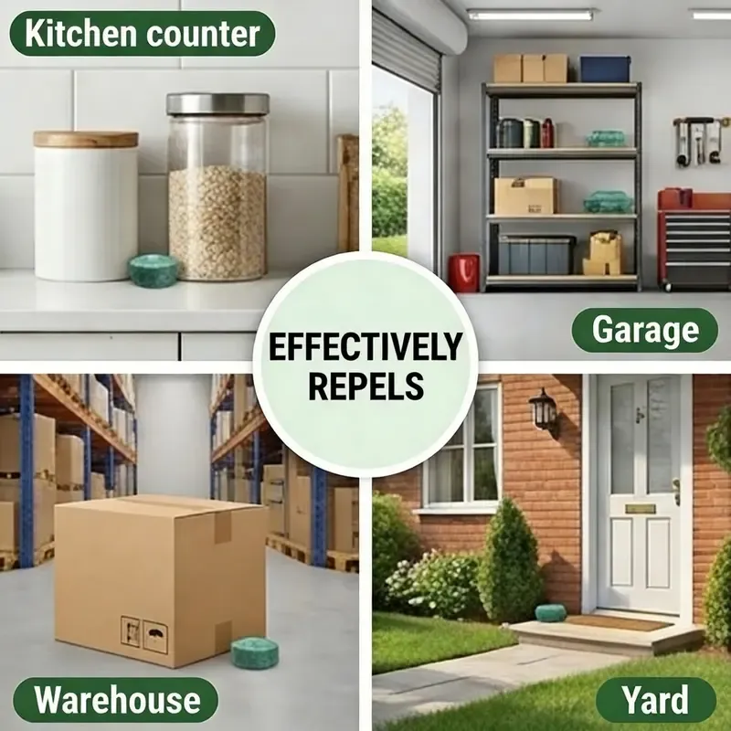 12 - Pack Popular Natural Rodent Repellent Balls! Infused with peppermint and lemon oil, these balls effectively deter squirrels, rats, spiders, and other pests. Safe, long - lasting, and easy - to - use for both indoor and outdoor applications.