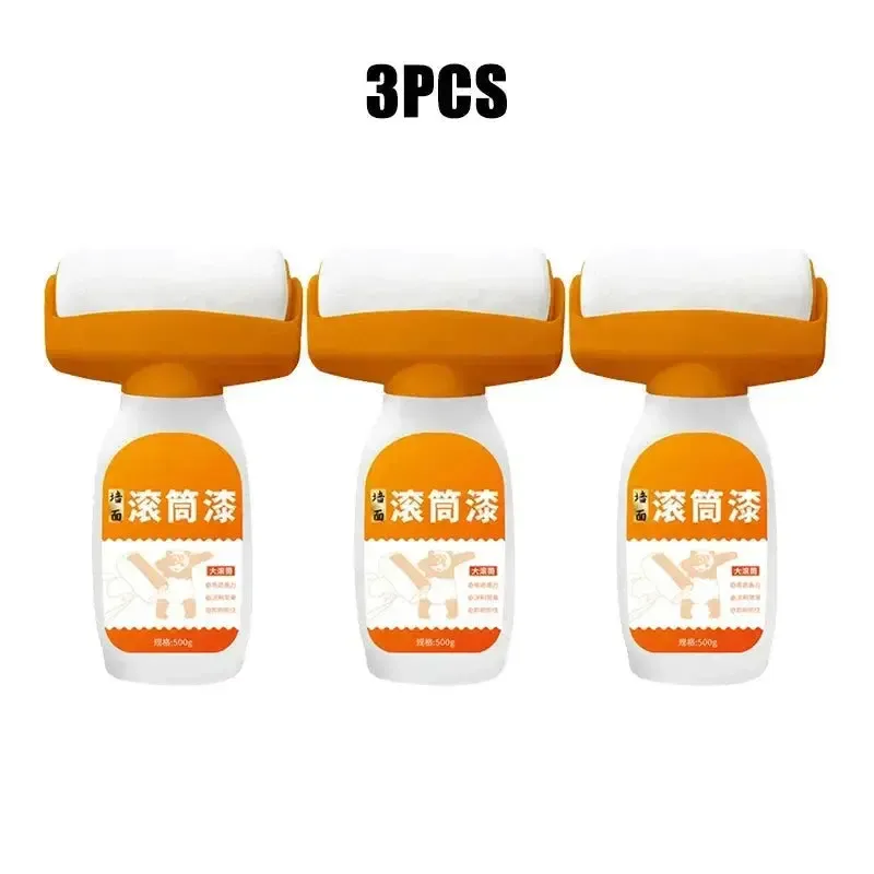 Roller Paint, Wall Renovation Paint and Brush, Damp and Mouldy Wall Renovation Tool, Eco-Friendly Water-Based Paint Odourless, White