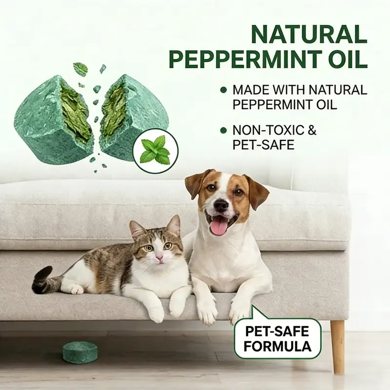 12 - Pack Popular Natural Rodent Repellent Balls! Infused with peppermint and lemon oil, these balls effectively deter squirrels, rats, spiders, and other pests. Safe, long - lasting, and easy - to - use for both indoor and outdoor applications.