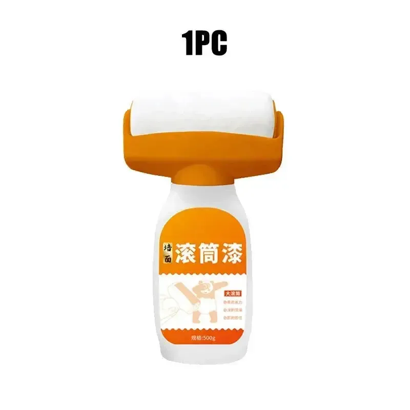 Roller Paint, Wall Renovation Paint and Brush, Damp and Mouldy Wall Renovation Tool, Eco-Friendly Water-Based Paint Odourless, White