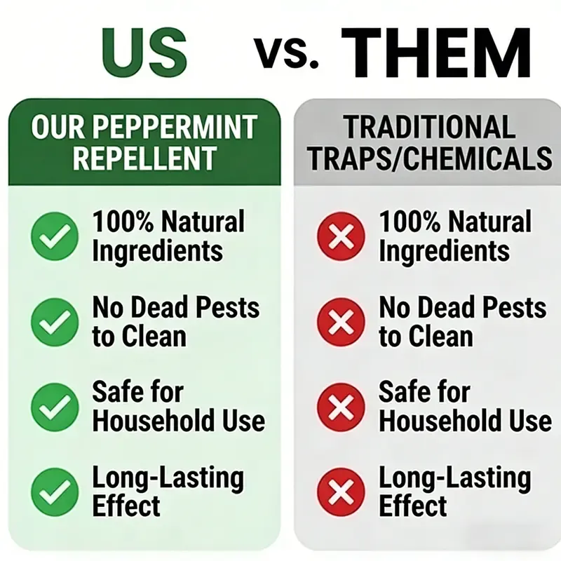 12 - Pack Popular Natural Rodent Repellent Balls! Infused with peppermint and lemon oil, these balls effectively deter squirrels, rats, spiders, and other pests. Safe, long - lasting, and easy - to - use for both indoor and outdoor applications.
