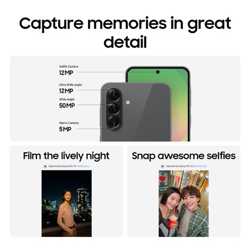 Brand new Duibai version Samsung Galaxy A56 5G Cell Phone, 256GB  Smartphone, Unlocked Android, Large Screen, Long Battery Life, 2025