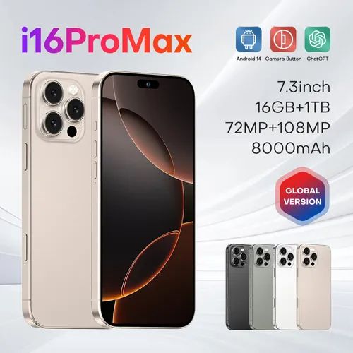 I16promax 7.3-inch+big storage+8000mAh battery+cash on deliver+free shipping