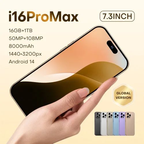 I16promax 7.3-inch+big storage+8000mAh battery+cash on deliver+free shipping