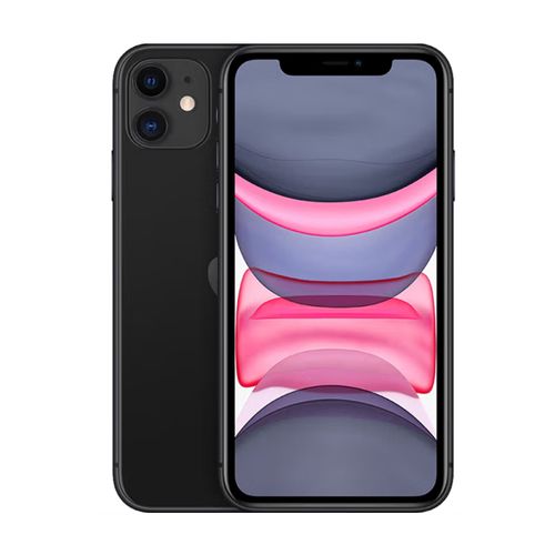 Apple iPhone 11,128GB-black Unlocked iOS  6.1'' IPS Screen A13 Bionic Hexa-core CellPhone(Renewed）