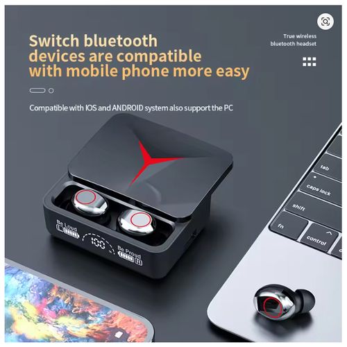 Original TWS M90 Wireless Headphones Gaming Earphone Bluetooth 5.3 Sport Earbuds Music Headset For phones＆PC