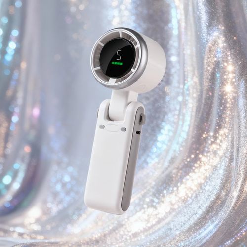 3600mAh USB Mini Rechargeable PortableCompact Turbine Neck Fan