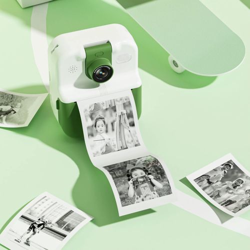 New Arrivals P02 Children's Camera Print Print Camera Kids Instant Print Camera Thermal Printer with Music Story Player