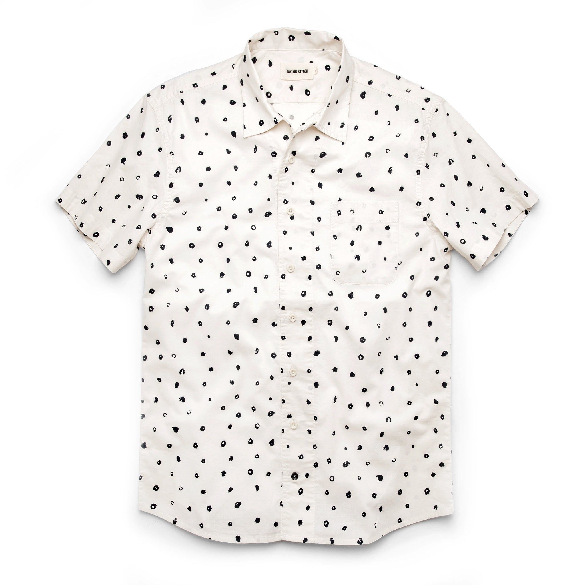 Voeaw Short Sleeve Hawthorne in Brush Dot