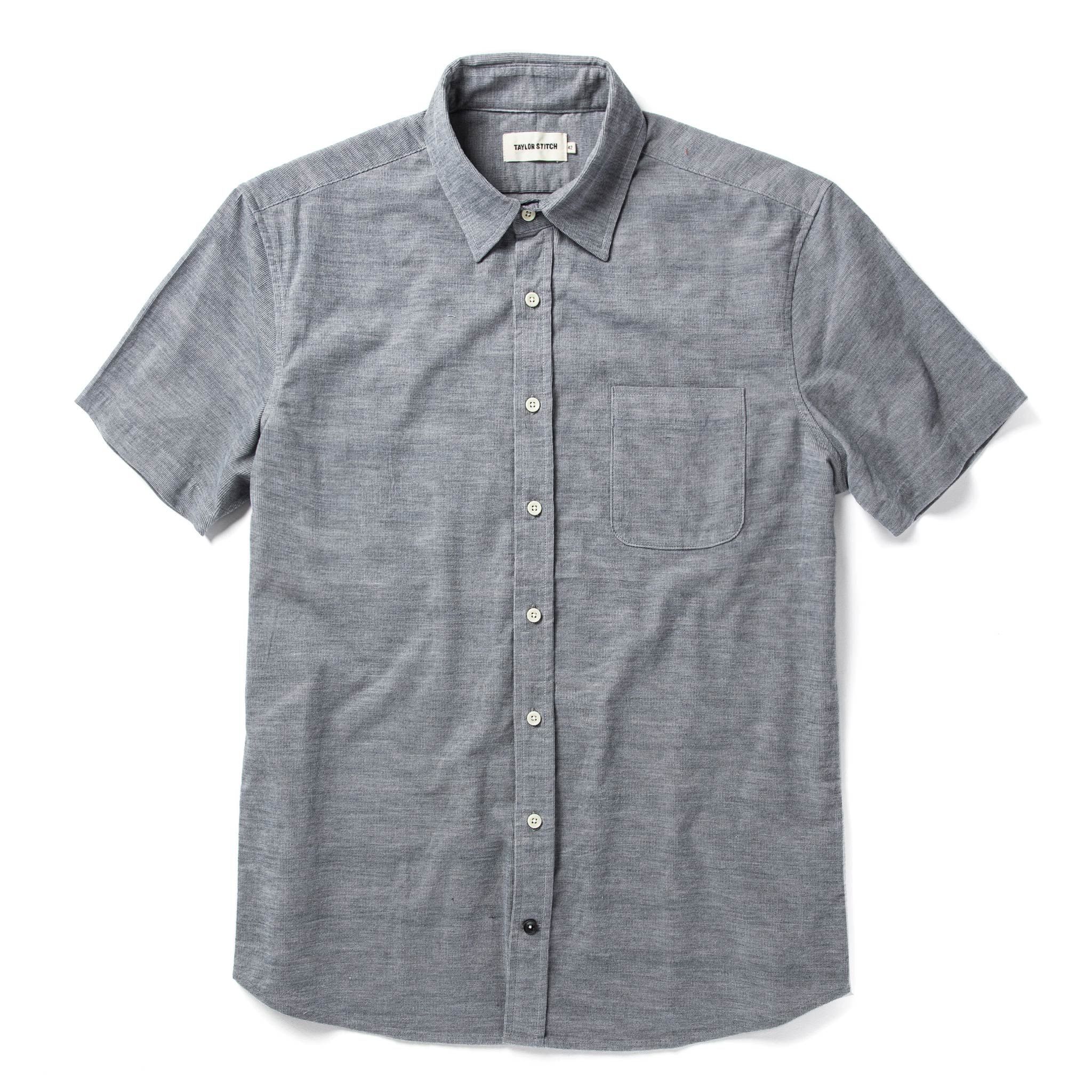 Voeaw Short Sleeve California in Slate Cord