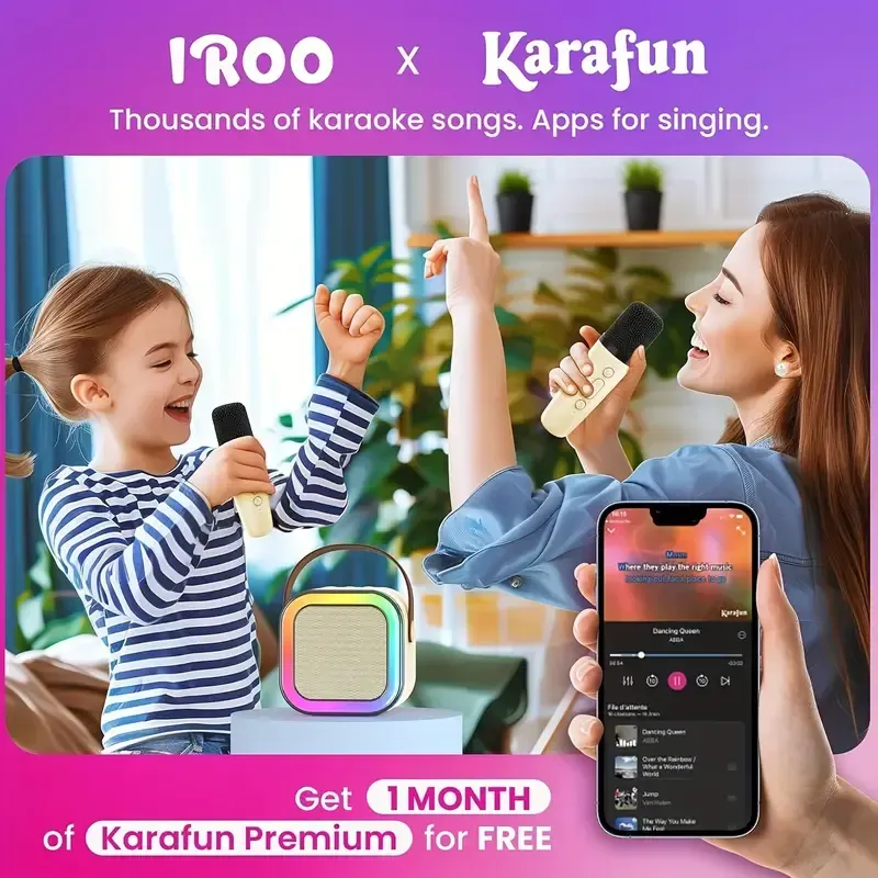 Wireless mini karaoke machine