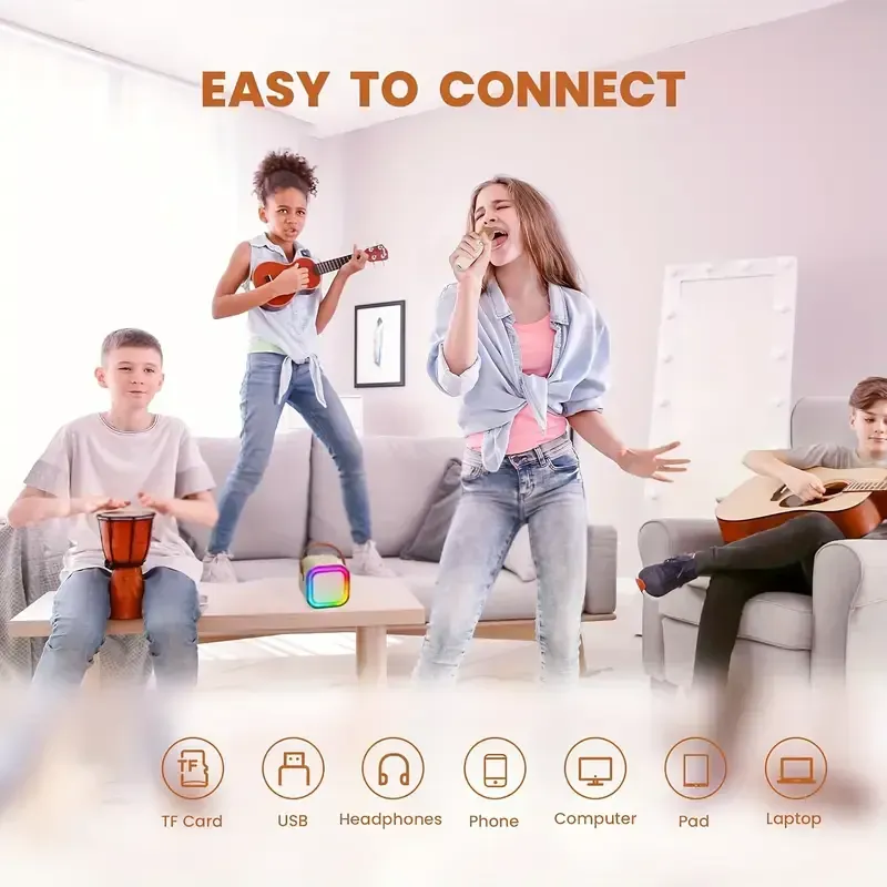 Wireless mini karaoke machine