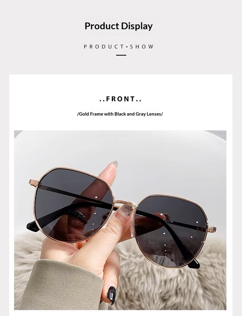 Korean Style Polarized Sunglasses UV Protection Anti Glare Driving Shades Unisex Slim Fit Eyewear