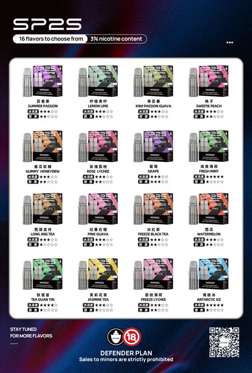 sp2sNEW Max煙彈 新品上市16種口味