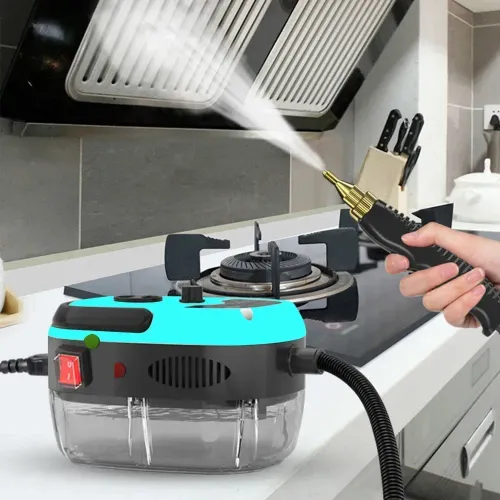 2500W Portable Handheld Steam Cleaner — High-Temperature, Pressurized Device (Includes Brush Heads)