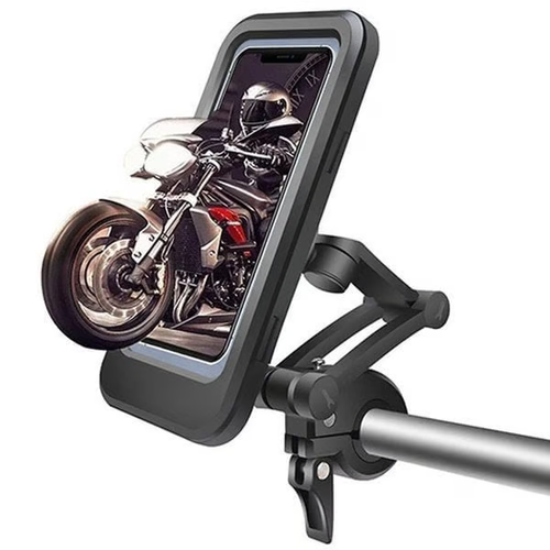 Waterproof Scooter Motorcycle Phone Bag Motorcycle Phone Holder Motorcycle Bicycle Waterproof Case Handlebar Holder Housing