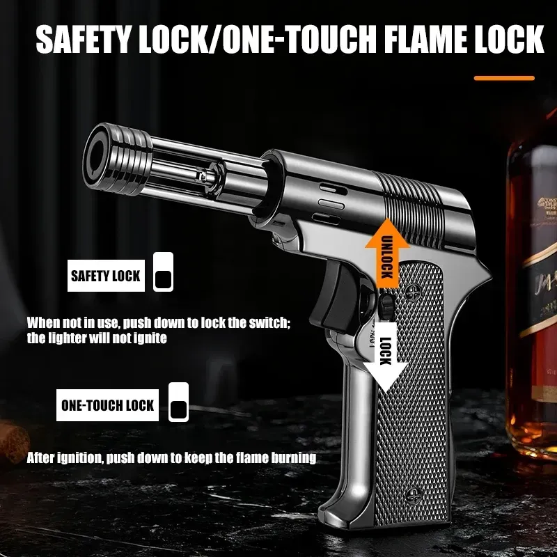 🔥 Refillable Adjustable Butane Torch Lighter – Tame the Fire, Master Your Craft! 🔧✨