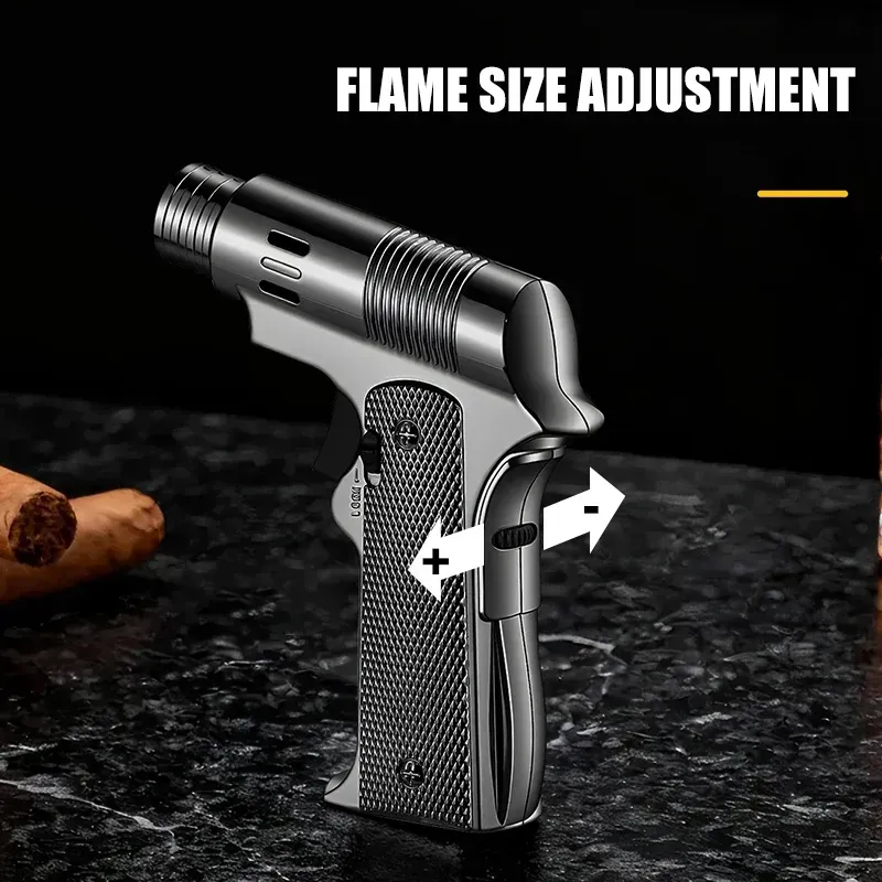 🔥 Refillable Adjustable Butane Torch Lighter – Tame the Fire, Master Your Craft! 🔧✨